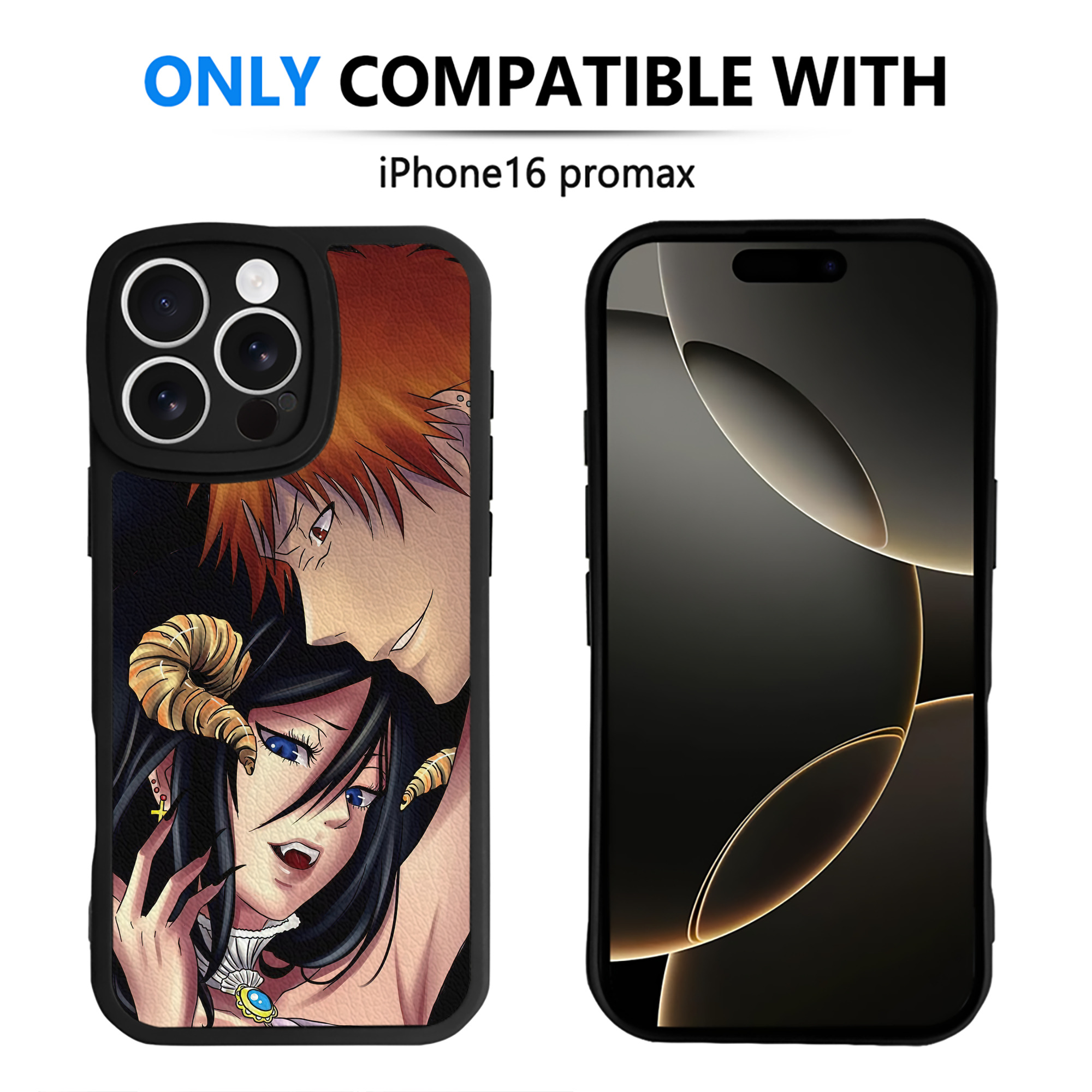 （画像用） ブリーチ BLEACH 【iPhone 16シリーズ対応】シリコンスマホケース（レザー調） 材質：シリコン